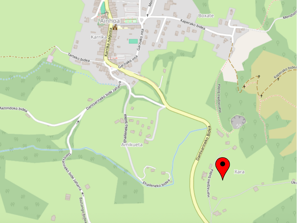 Map Ainhoa