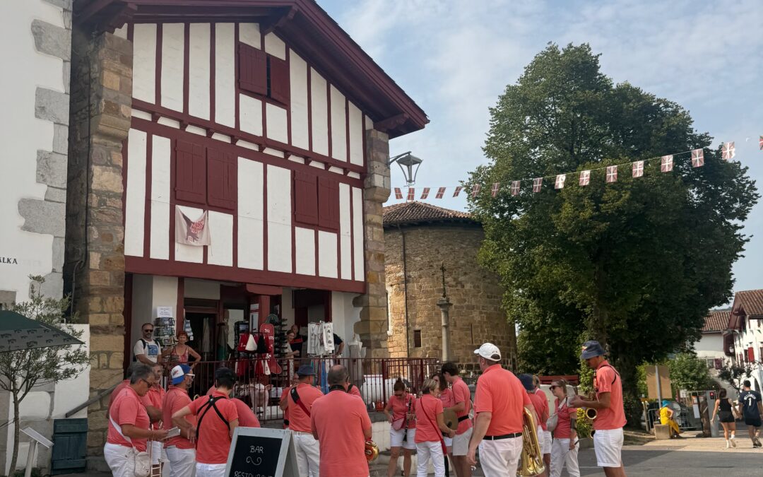 Fetes in historic Ainhoa