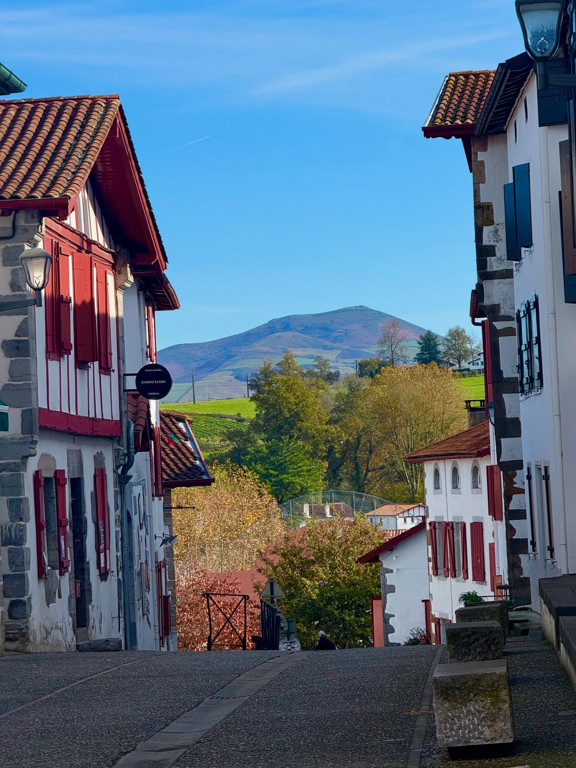 Espelette village in the French Basque Country